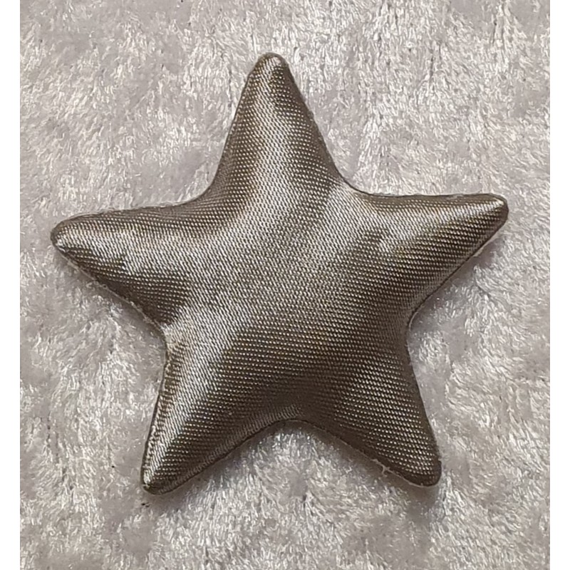 Stoff Stern grau