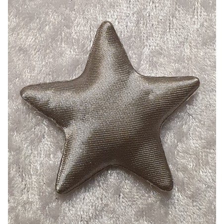 Stoff Stern grau