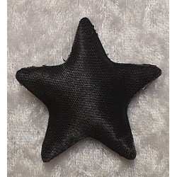 Stoff Stern schwarz