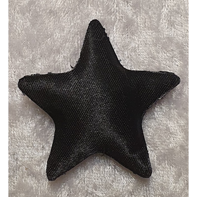 Stoff Stern schwarz