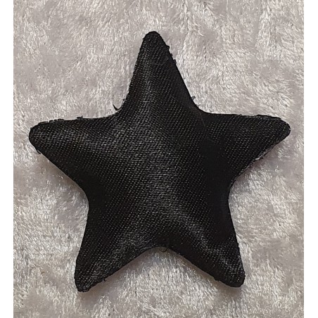 Stoff Stern schwarz