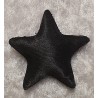 Stoff Stern schwarz