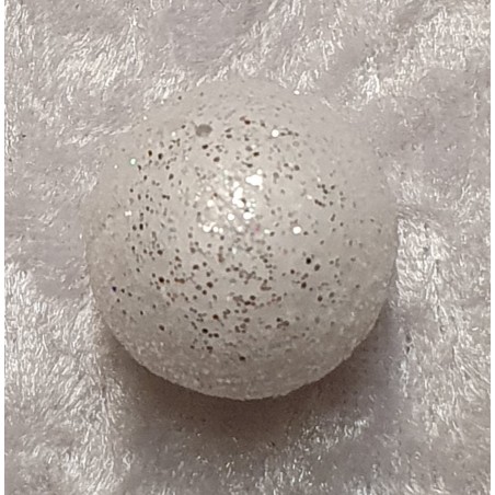 Styropor Schneekugel
