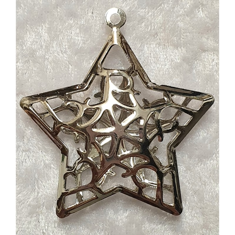 Metall Stern silber