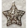 Metall Stern silber