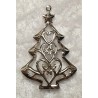 Metall Tannenbaum silber
