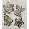 Metall Engel silber