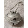 Metall Glocke weiss