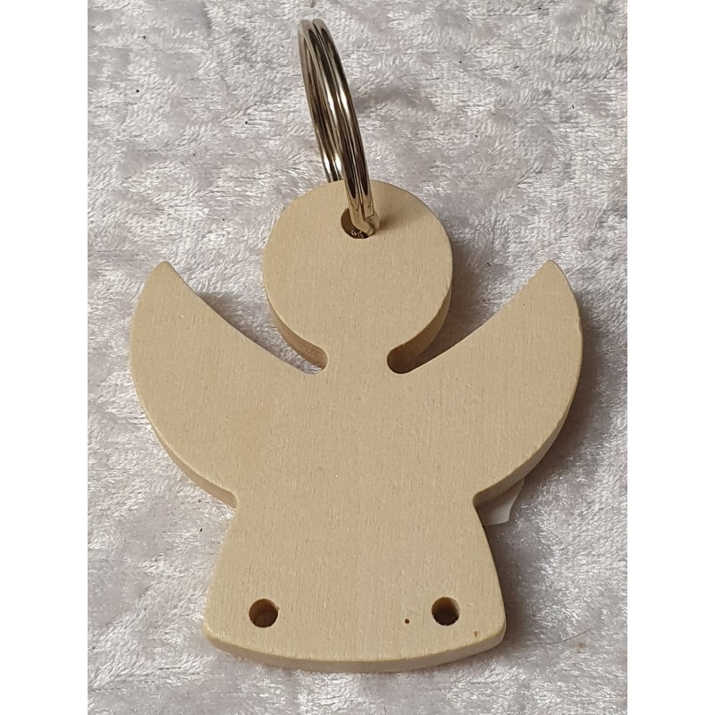 Holz Engel Schlüsselanhänger
