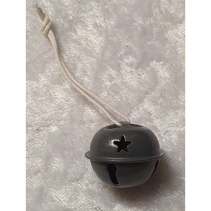 Metall Glocke grau