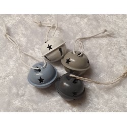 Metall Glocke grau