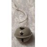 Metall Glocke taupe