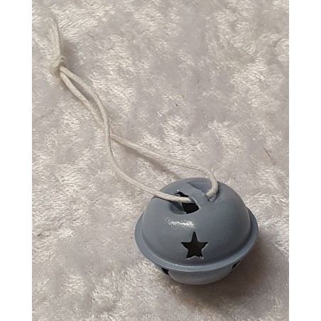 Metall Glocke rauchblau