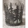 Teelicht Glas mit Filz