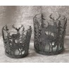 Teelicht Glas mit Filz