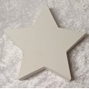 Pappmache Stern weiss