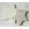 Pappmache Stern weiss