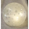 Kunststoff Kugel Schneegestöber mit Led