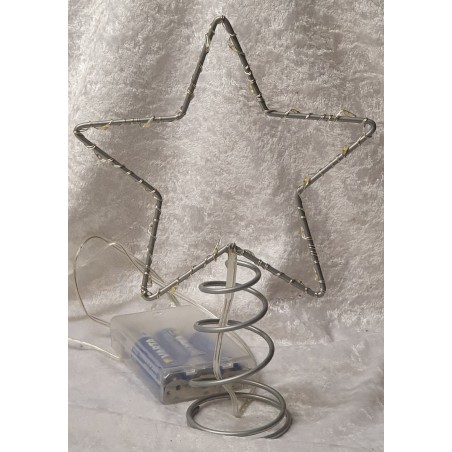 Metall Stern mit Led