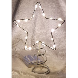 Metall Stern mit Led