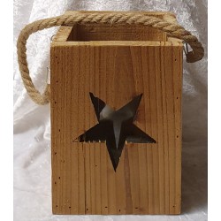 Holz Laterne Stern