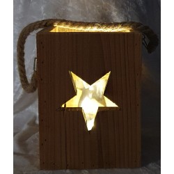 Holz Laterne Stern