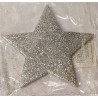 Glitzer Stern silber