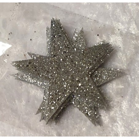 Glitzer Stern silber