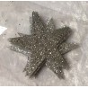 Glitzer Stern silber