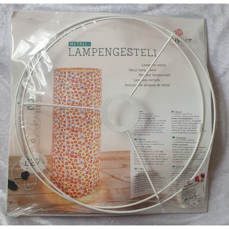Lampen Gestell Metall weiss