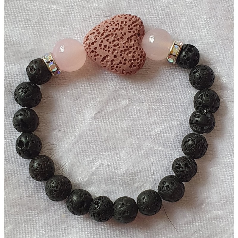 Armband Herz rosa