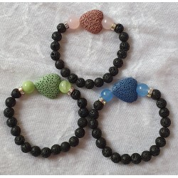 Armband Herz blau