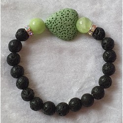 Armband Herz grün