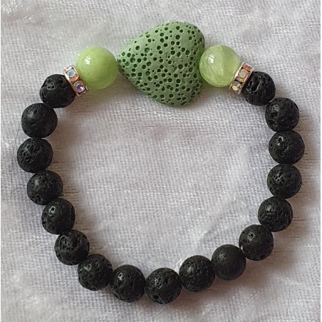 Armband Herz grün