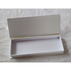 Pappmache Stiftebox weiss