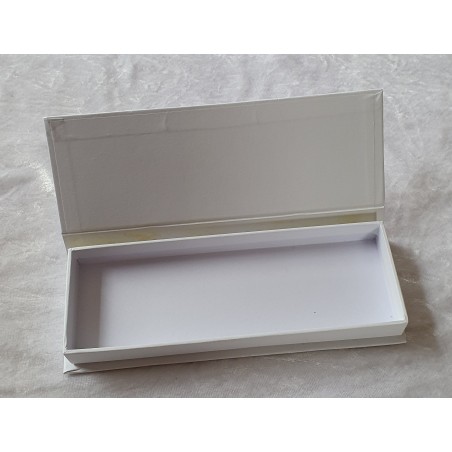 Pappmache Stiftebox weiss