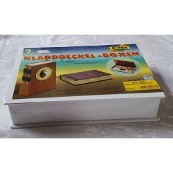 Pappmache Klappdeckel Boxen weiss