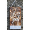 Schild Merry Christmas Hirsch