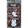 Schild Engel mit Weihwasser Brunnen