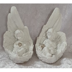 Engel weiss Polyresin