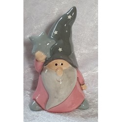 Porzellan Wichtel rosa