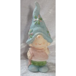 Keramik Wichtel blau