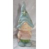 Keramik Wichtel blau