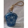 Metall Glocke blau