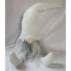 Wichtel weiss/glitzer