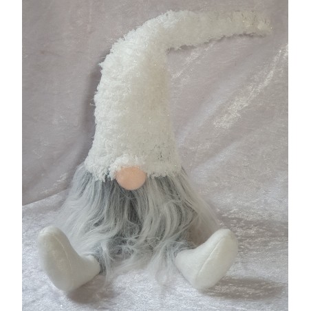 Wichtel weiss/glitzer
