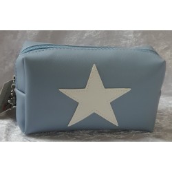 Kosmetik Tasche hellblau