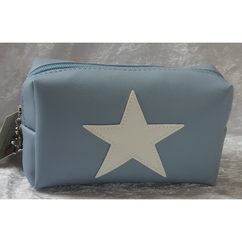 Kosmetik Tasche hellblau