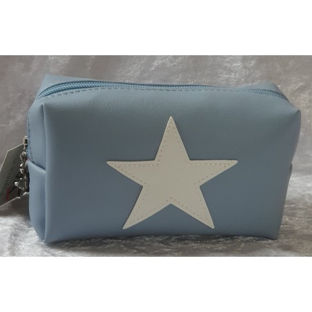 Kosmetik Tasche hellblau