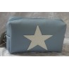 Kosmetik Tasche hellblau